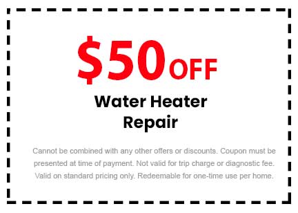 Discount on Water Heater Repair