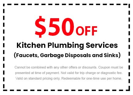 Discount on Kitchen Plumbing