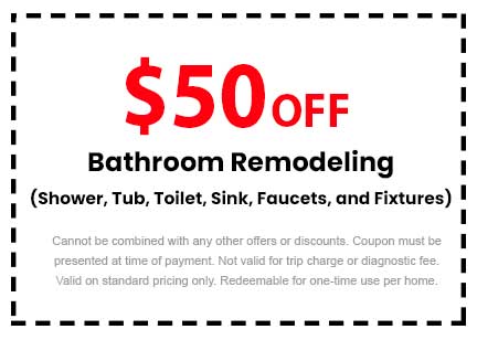 Discount on Bathroom Remodeling