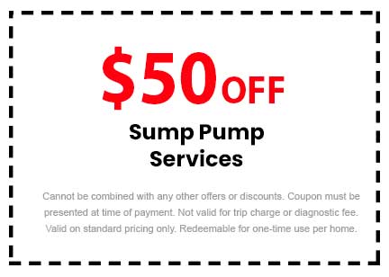 Discount on Sump Pump Service