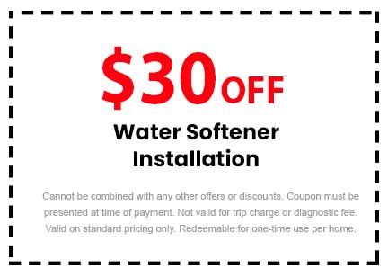Discount on Water Softeners Service