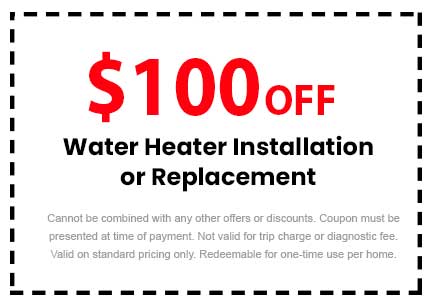 Discount on Water Heater Installation
