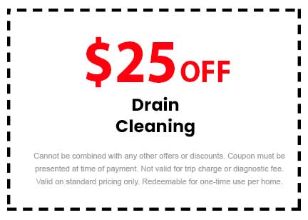 Discount on Drain Cleaning