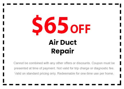 Discount on Air Duct Repair